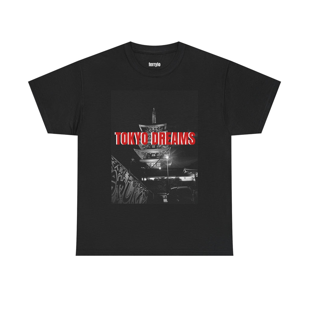 TOKYO DREAMS — Retro Night City | Unisex Heavy Cotton Tee